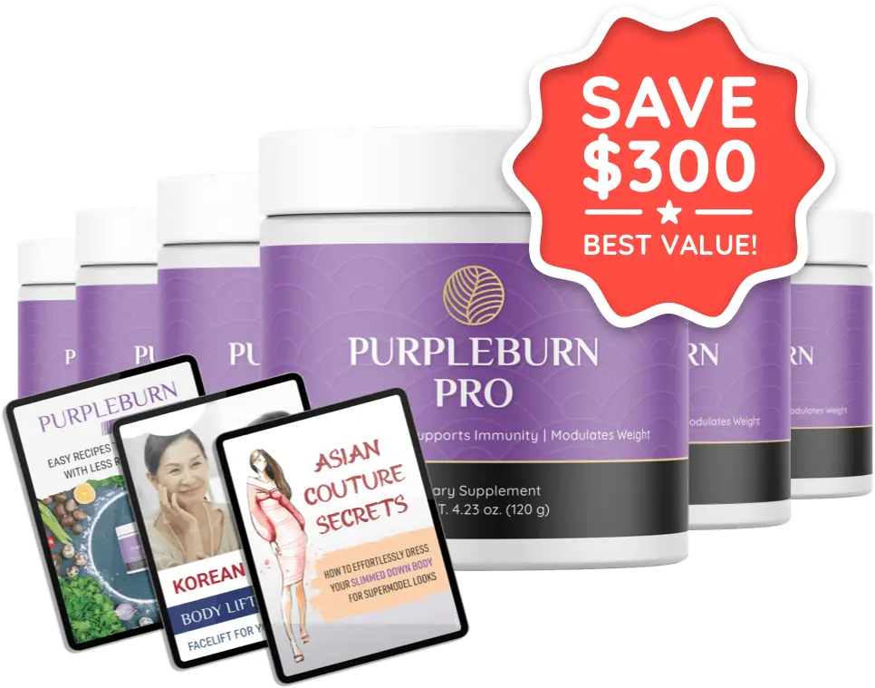 PurpleBurn Pro Plus - 6 Bottles